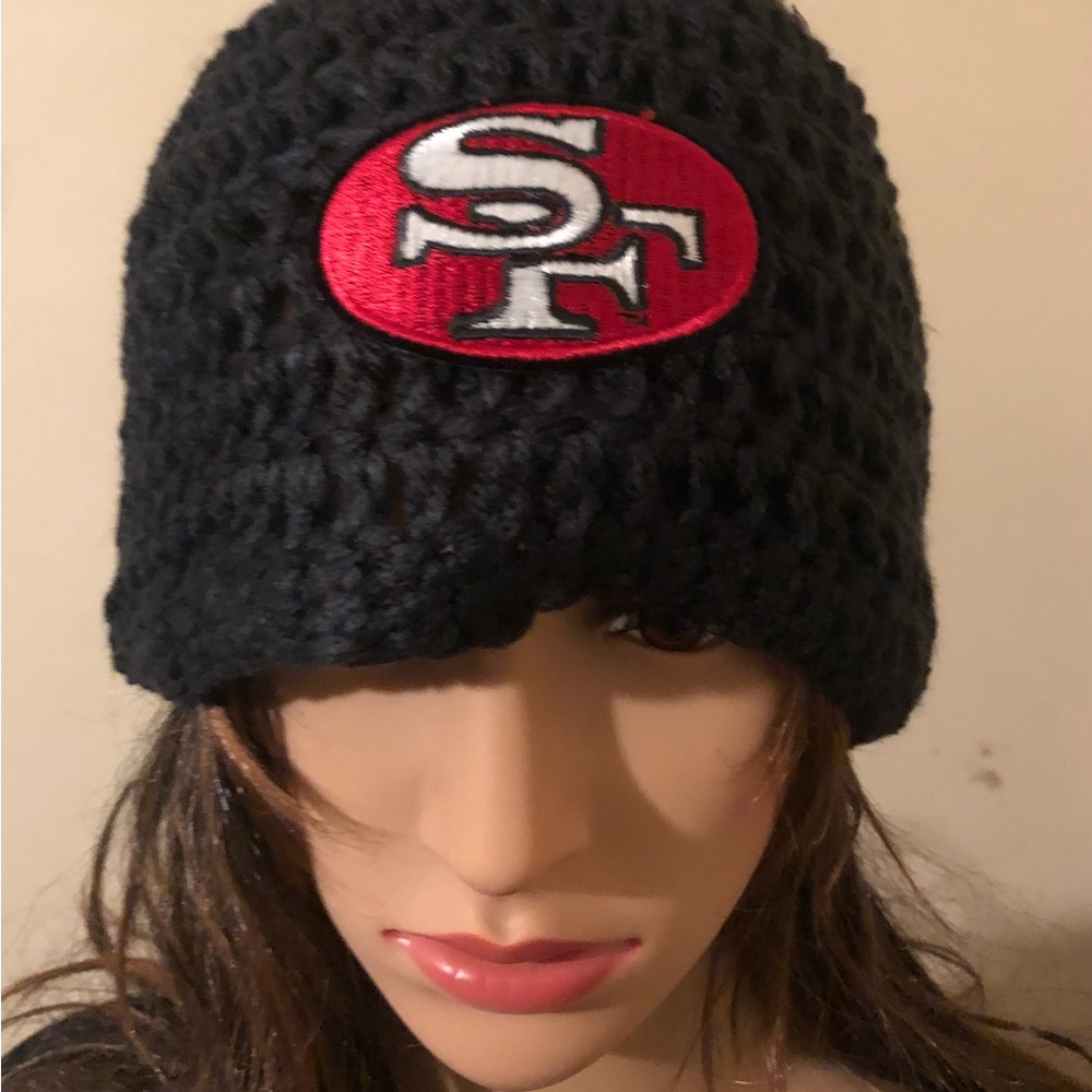 San Francisco 49er Beanie Handmade Hat